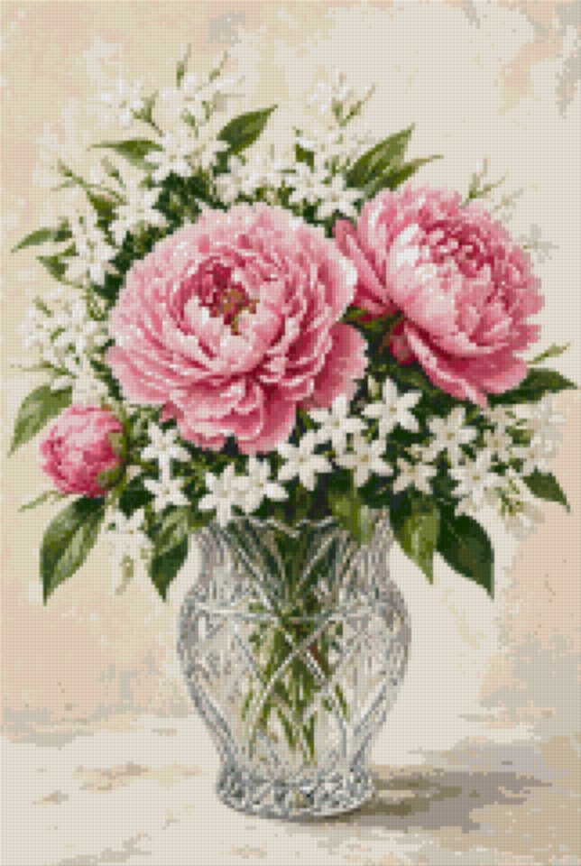 Peonies with Jasmine