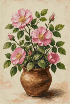Dog Roses in a Jug