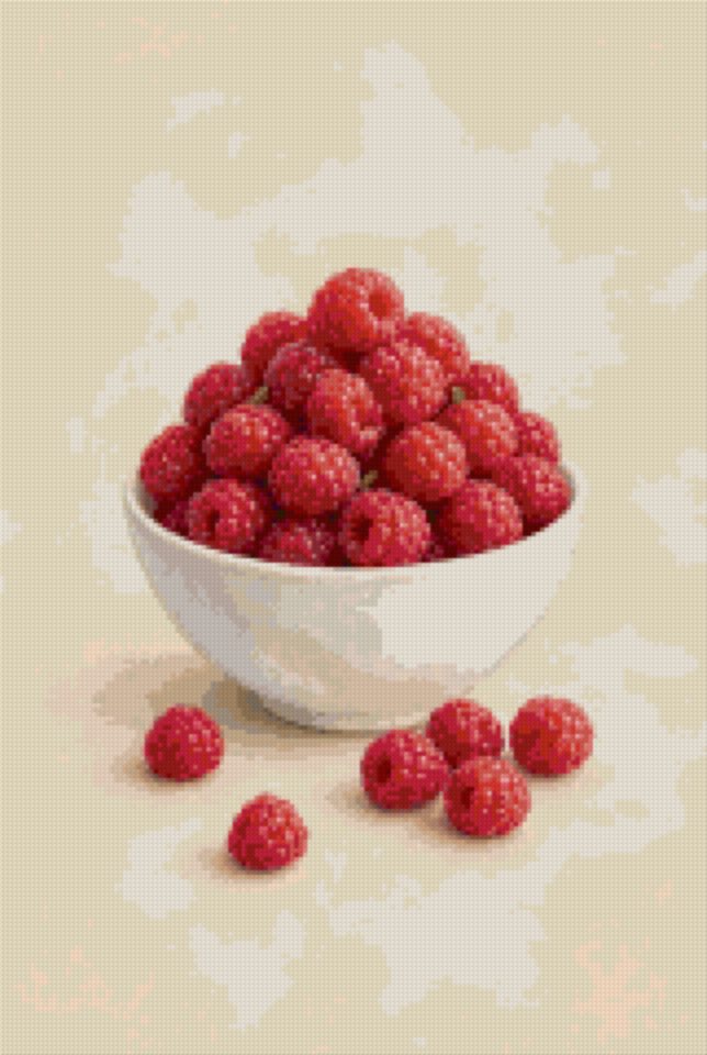 Raspberries in a Bowl