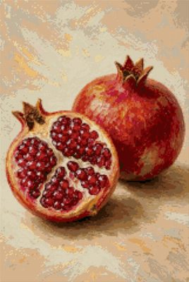 A Cut Pomegranate