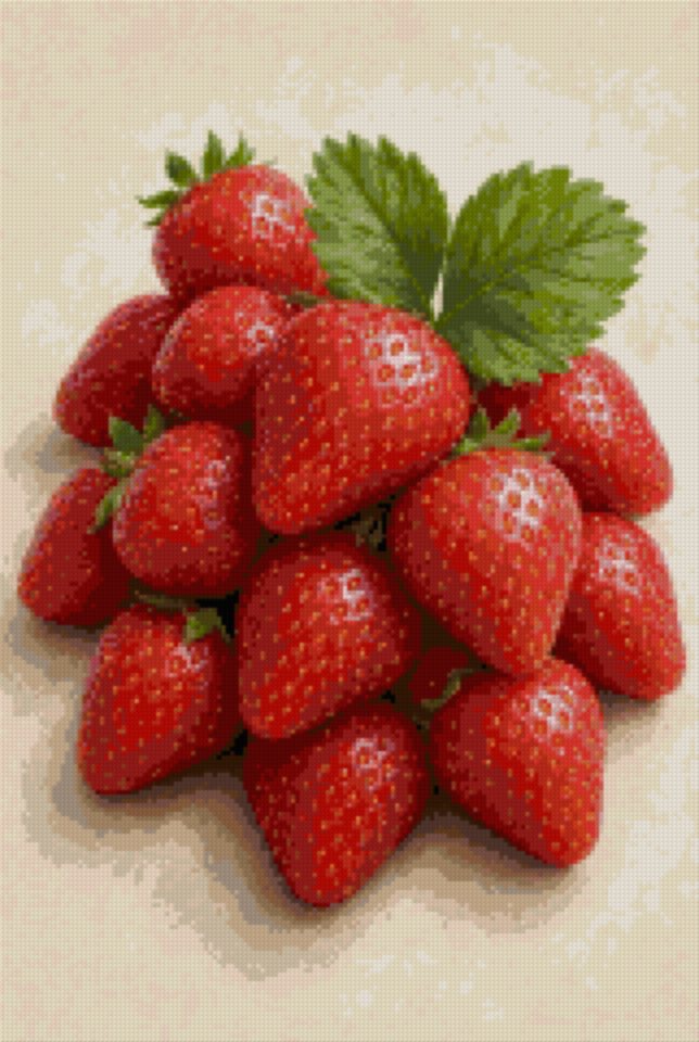 Strawberries with Leaves
