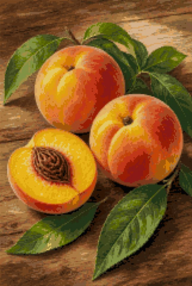 Cut Peaches