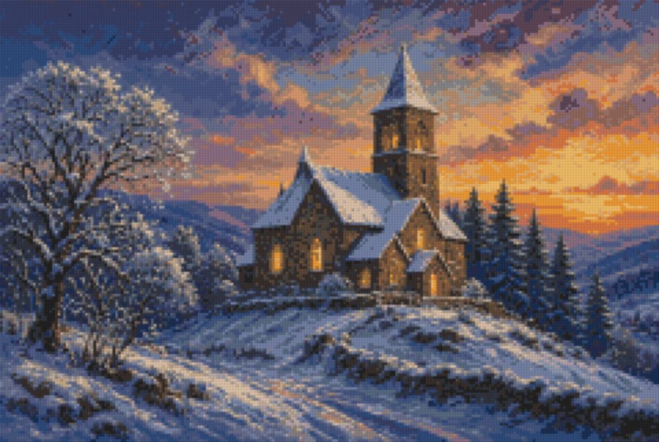 A Church in the Snow