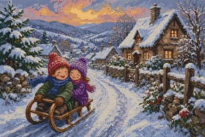 Children on a Sled