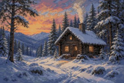 A Cabin with Smoke