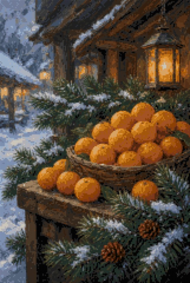 A Stall of Oranges