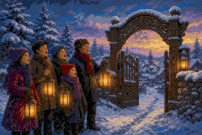 Carol Singers at the Gate