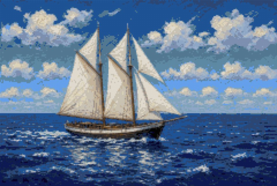A Two-Masted Ship