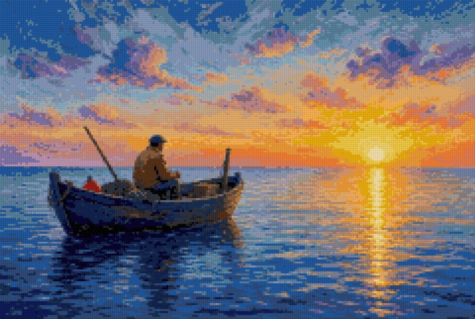 A Boat in the Morning Light