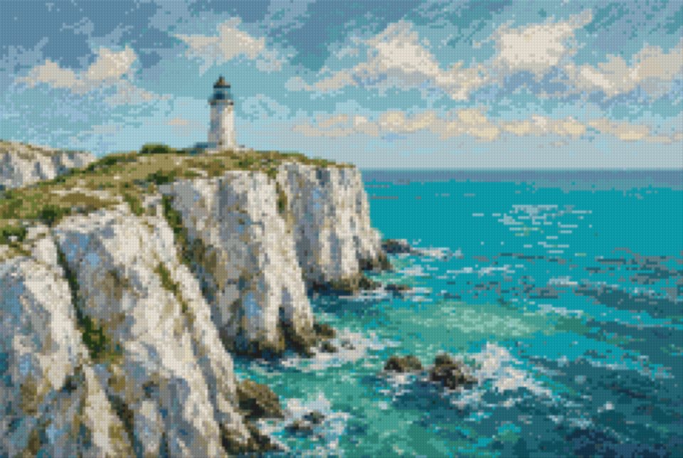A Lighthouse among the Rocks