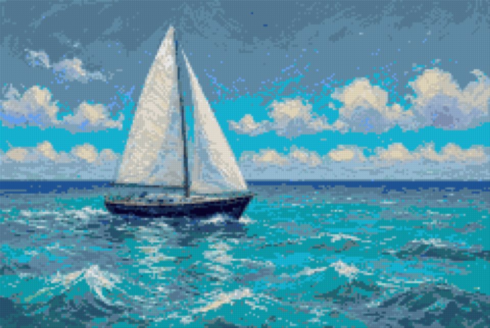 A Ship at Sea