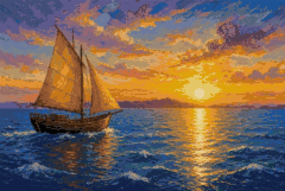 A Ship at Sunrise