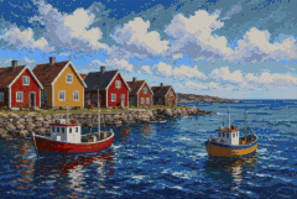 A Coloured Northern Harbour