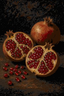 Opened Pomegranates