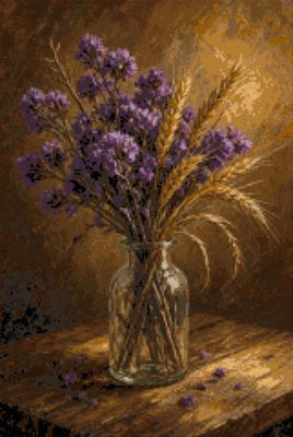 Dried Flowers in a Jar