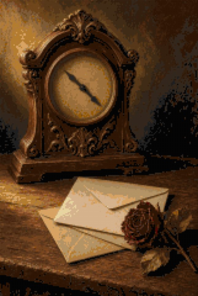 An Old Mantel Clock
