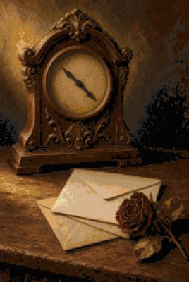 An Old Mantel Clock