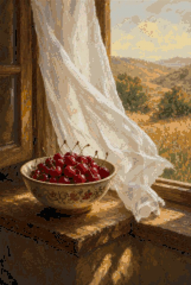 A Window with Muslin