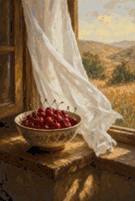 A Window with Muslin
