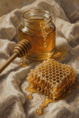 Honey on White Linen