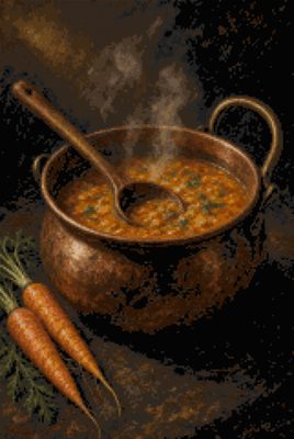 Soup in a Copper Pot
