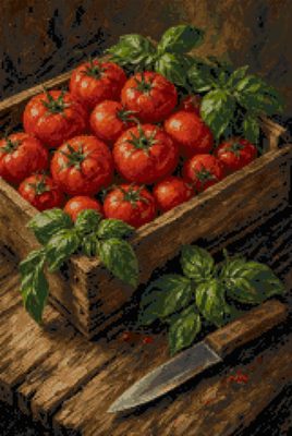 A Crate of Tomatoes