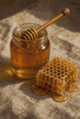 A Jar of Honey and Comb