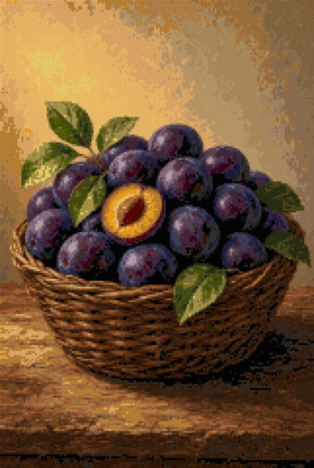 A Basket of Plums