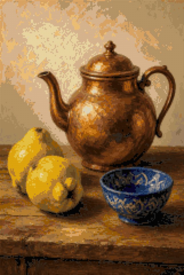 A Copper Kettle and Quinces