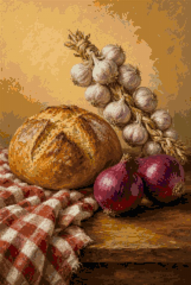 Home Bread and Garlic