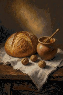 Bread, Honey and Walnuts