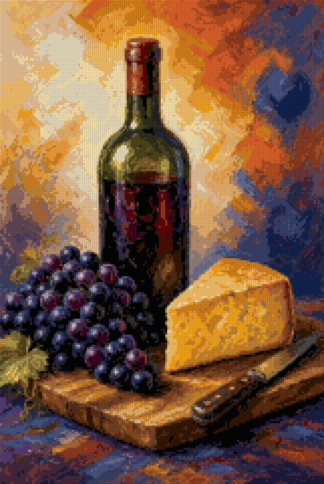 Wine, Grapes and Cheese