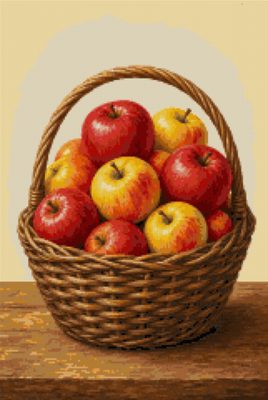 Apples in a Wicker Basket