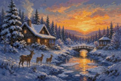 The Cabin in Winter