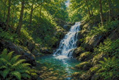 A Waterfall in the Wood
