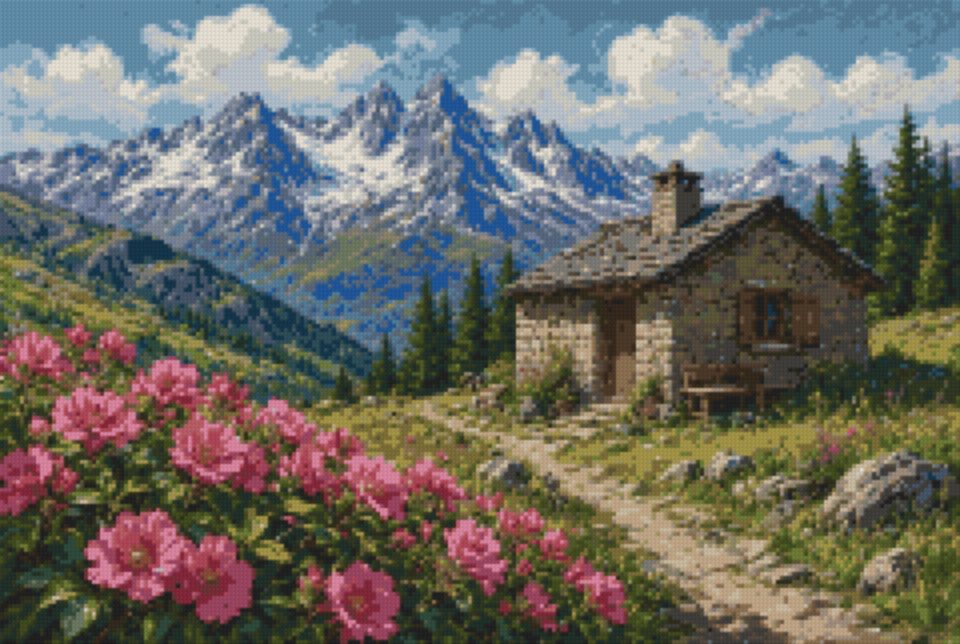 An Alpine Refuge in Summer