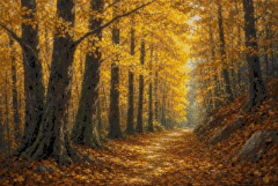 A Beech Wood in Autumn