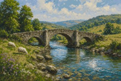 A Stone Bridge over the River