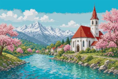 A Church in Spring