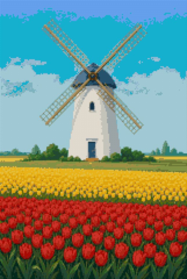 A Dutch Windmill