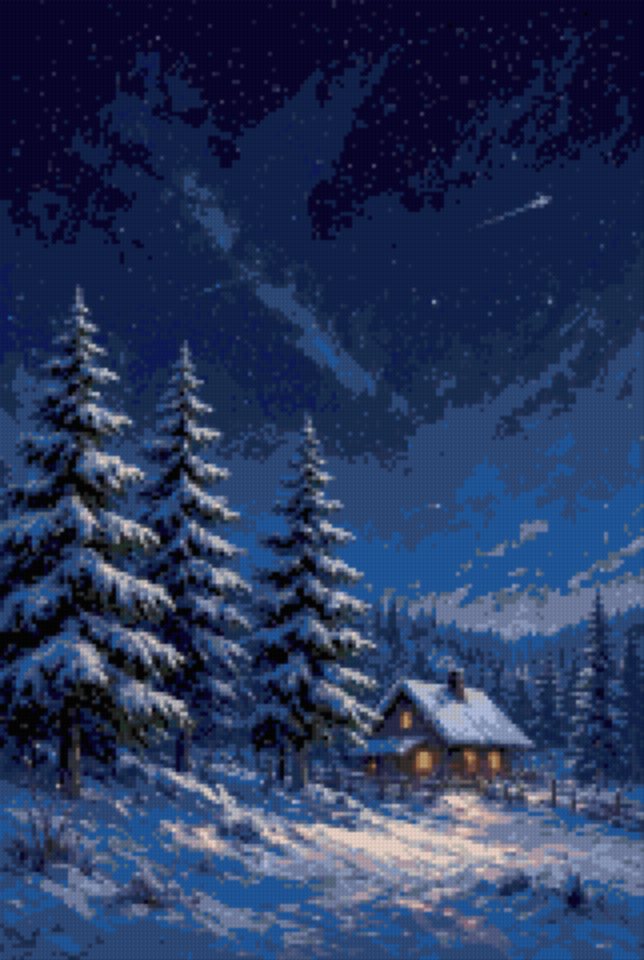 Winter with Three Firs