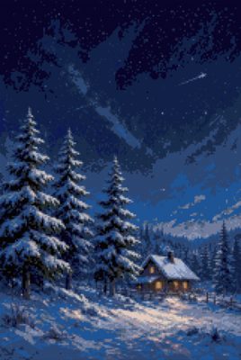 Winter with Three Firs