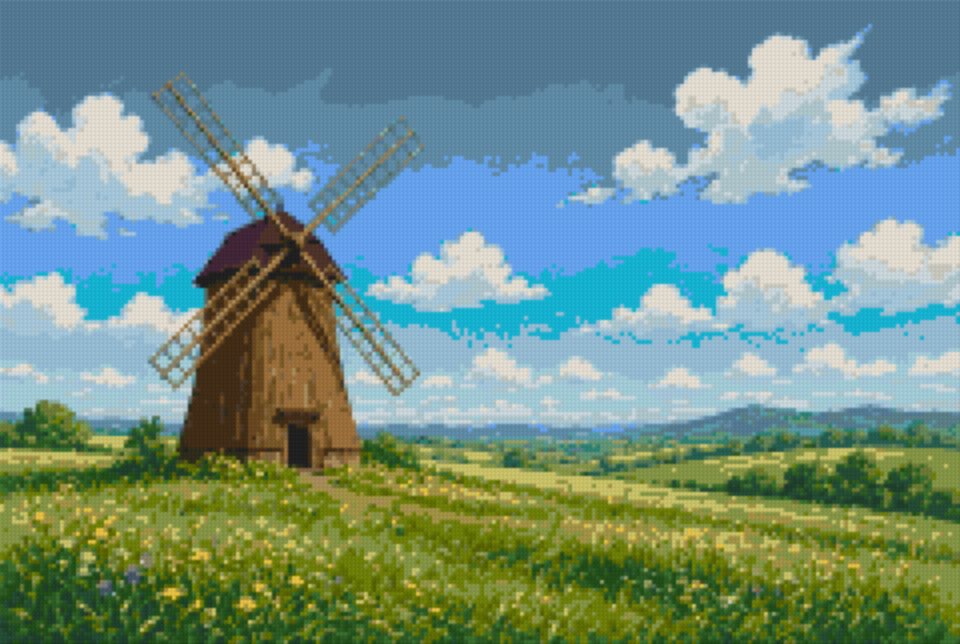 A Windmill in the Field