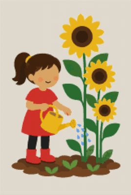 A Girl with a Watering Can