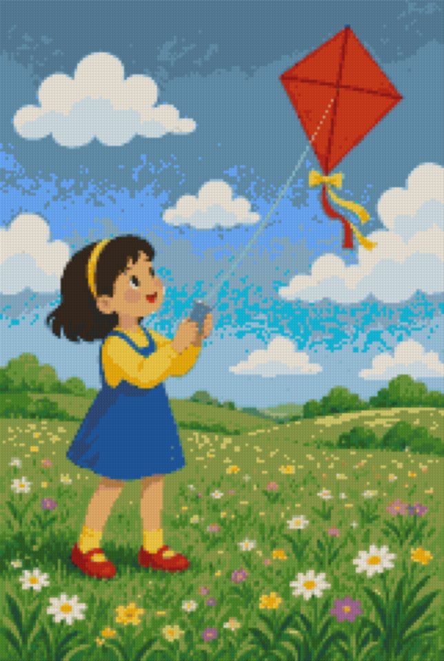 A Girl with a Kite