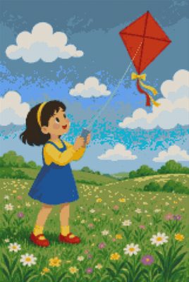 A Girl with a Kite