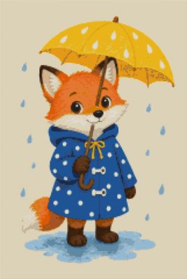 A Fox with an Umbrella