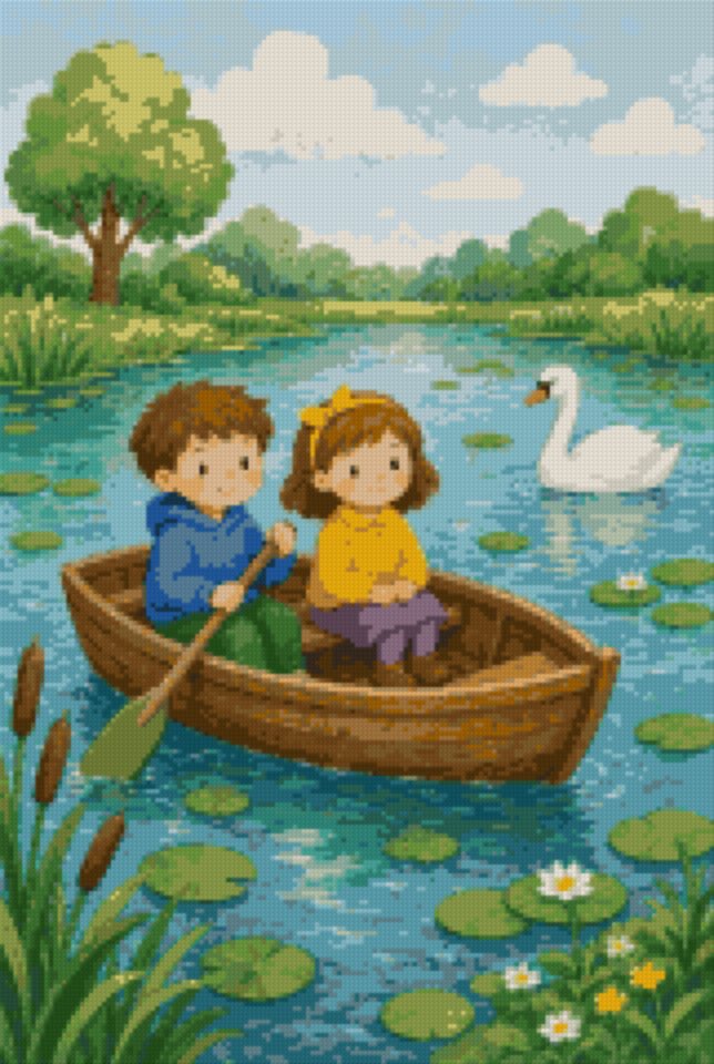 A Boat on the Pond
