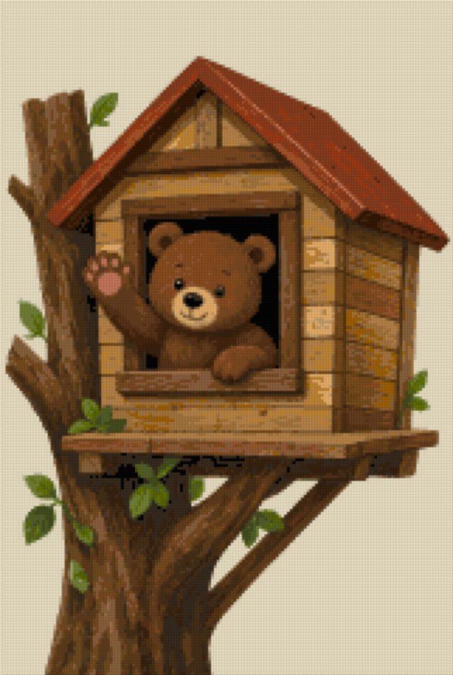 A Bear in a Tree House
