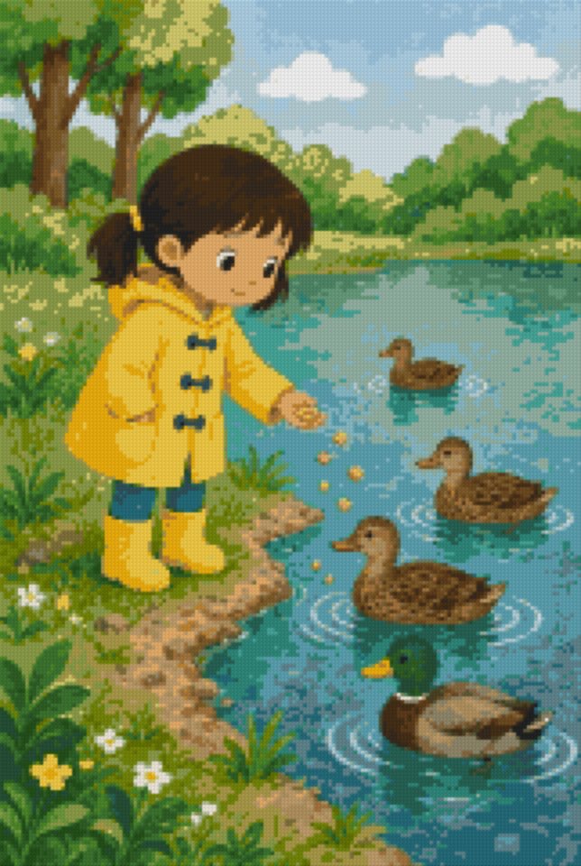 The Girl and the Ducks